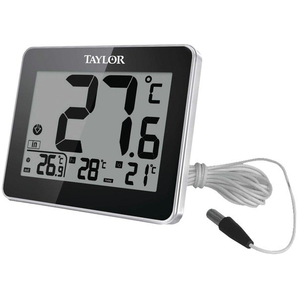 TAYLOR 1710 Indoor/Outdoor Thermometer with Wired Probe